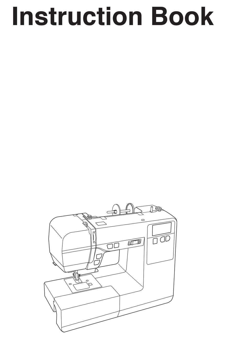 JANOME JW8100 INSTRUCTION BOOK Pdf Download ManualsLib