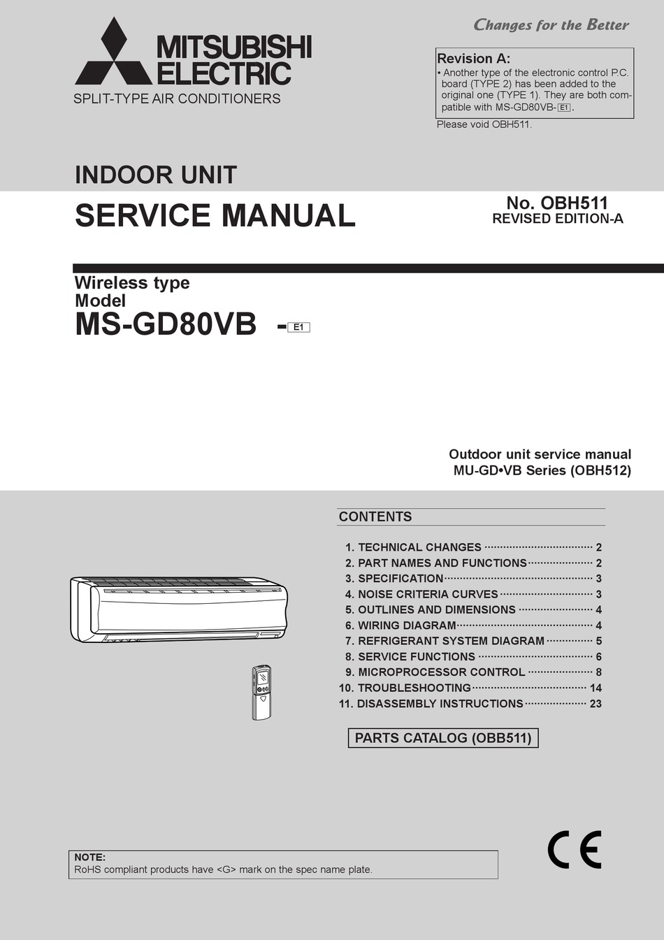 Mitsubishi ms gd80vb