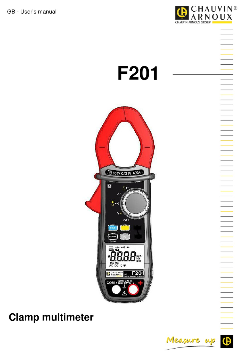 CHAUVIN ARNOUX CAF201 USER MANUAL Pdf Download ManualsLib