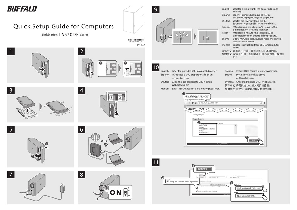 BUFFALO LINKSTATION LS520DE SERIES QUICK SETUP MANUAL Pdf Download