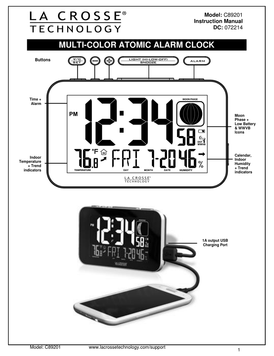 LA CROSSE TECHNOLOGY C89201 QUICK START MANUAL Pdf Download ManualsLib