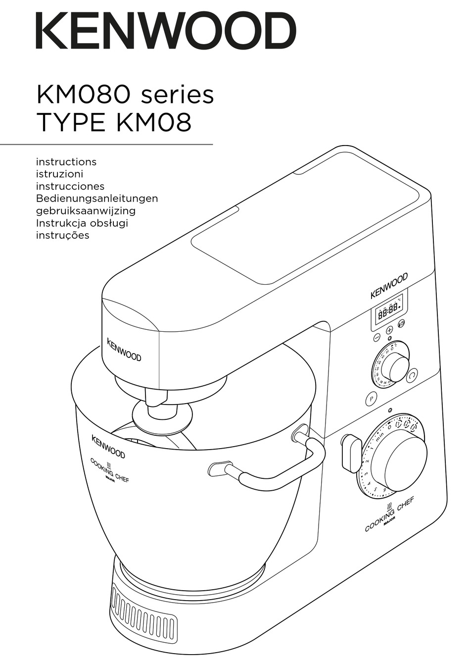 KENWOOD KM08 INSTRUCTIONS MANUAL Pdf Download | ManualsLib