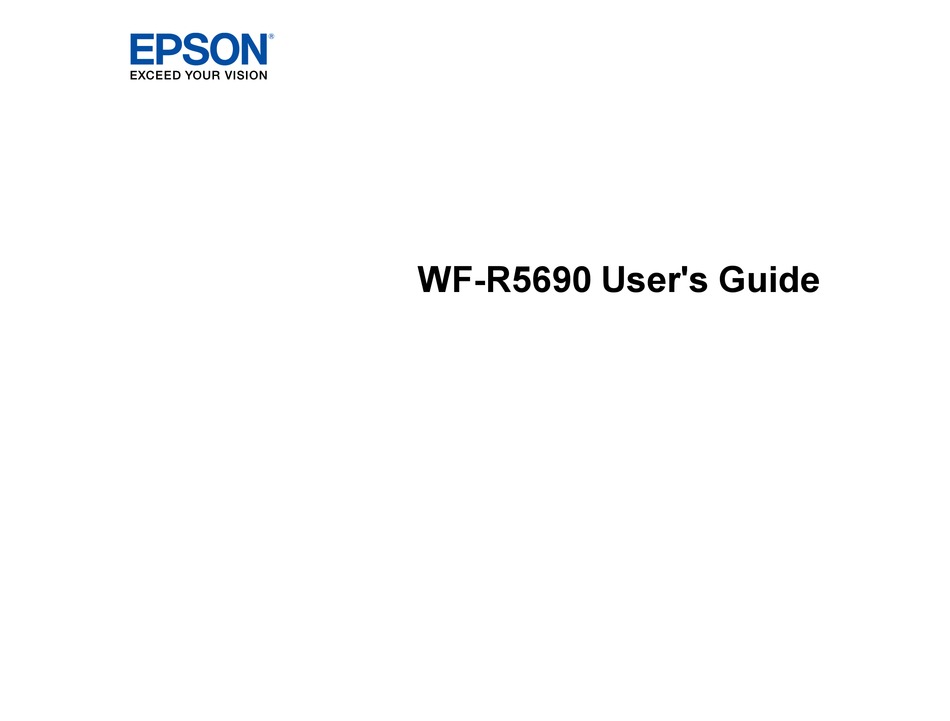 Epson Workforce Pro Wf R5690 User Manual Pdf Download Manualslib 0108
