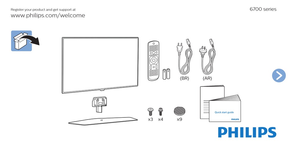 PHILIPS 6700 SERIES QUICK START MANUAL Pdf Download | ManualsLib