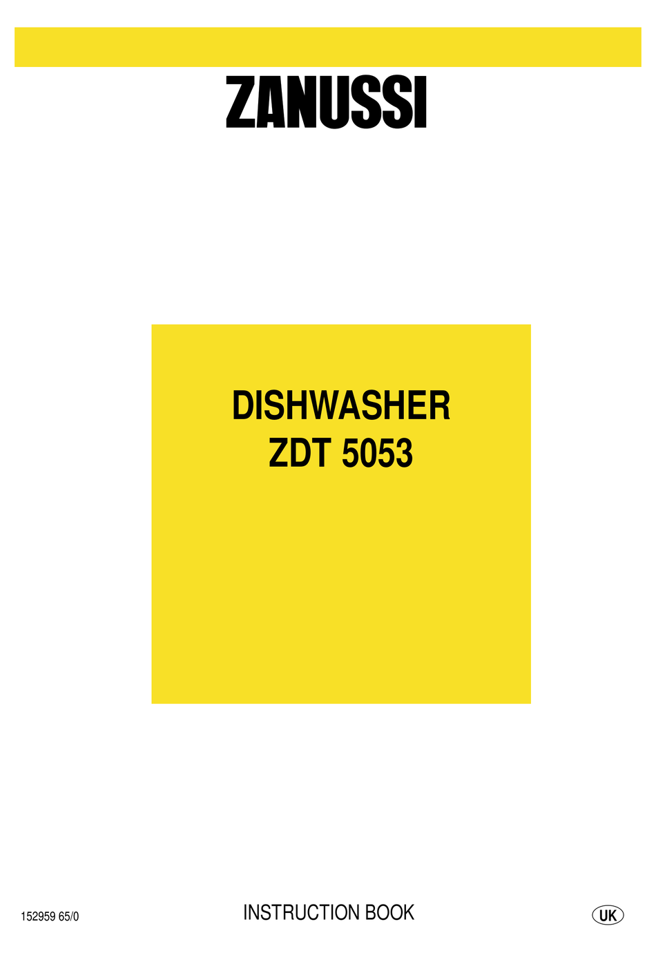 ELECTROLUX ZDT 5053 INSTRUCTION BOOK Pdf Download ManualsLib