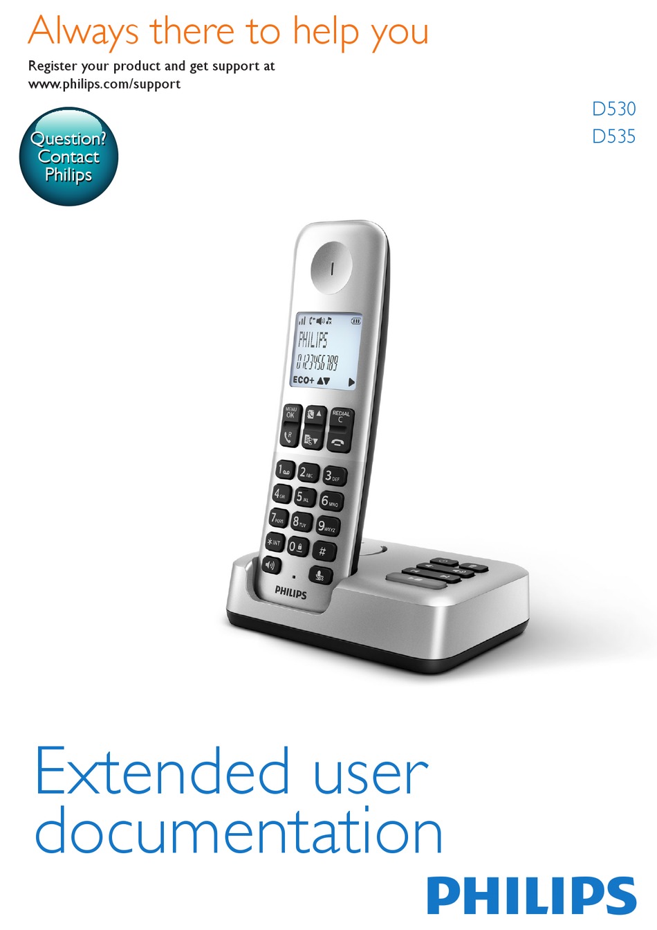 PHILIPS D535 EXTENDED USER DOCUMENTATION Pdf Download | ManualsLib