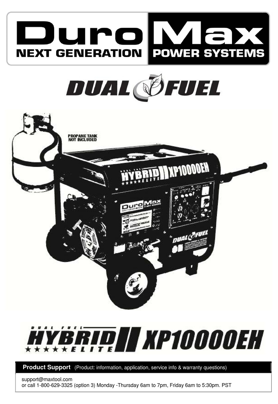 DUROMAX XP10000EH MANUAL Pdf Download ManualsLib