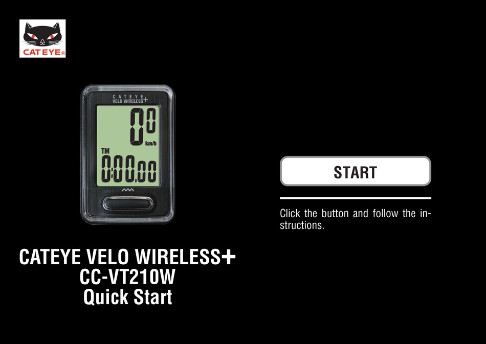 cateye velo wireless plus setup
