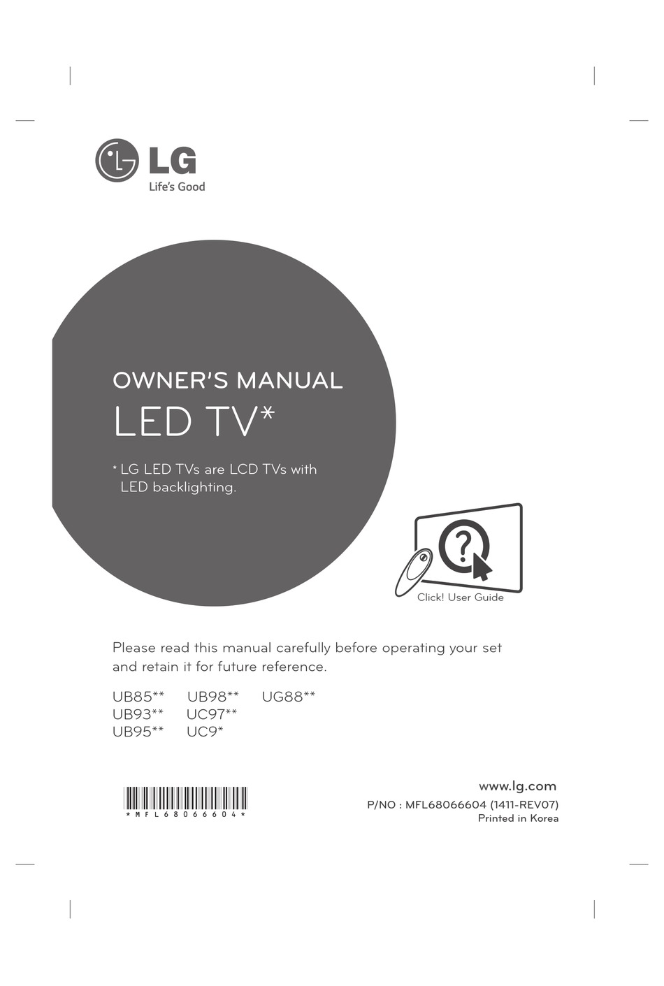 LG 60UB856V AEU OWNER S MANUAL Pdf Download ManualsLib