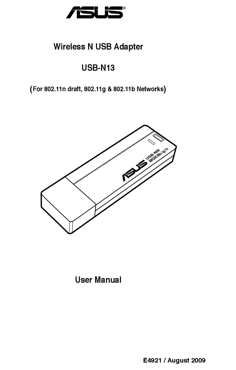 ASUS USBN13 USER MANUAL Pdf Download ManualsLib