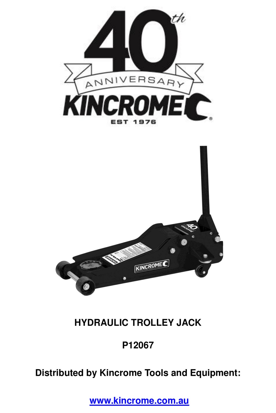 KINCROME P12067 ASSEMBLY AND OPERATING MANUAL Pdf Download ManualsLib