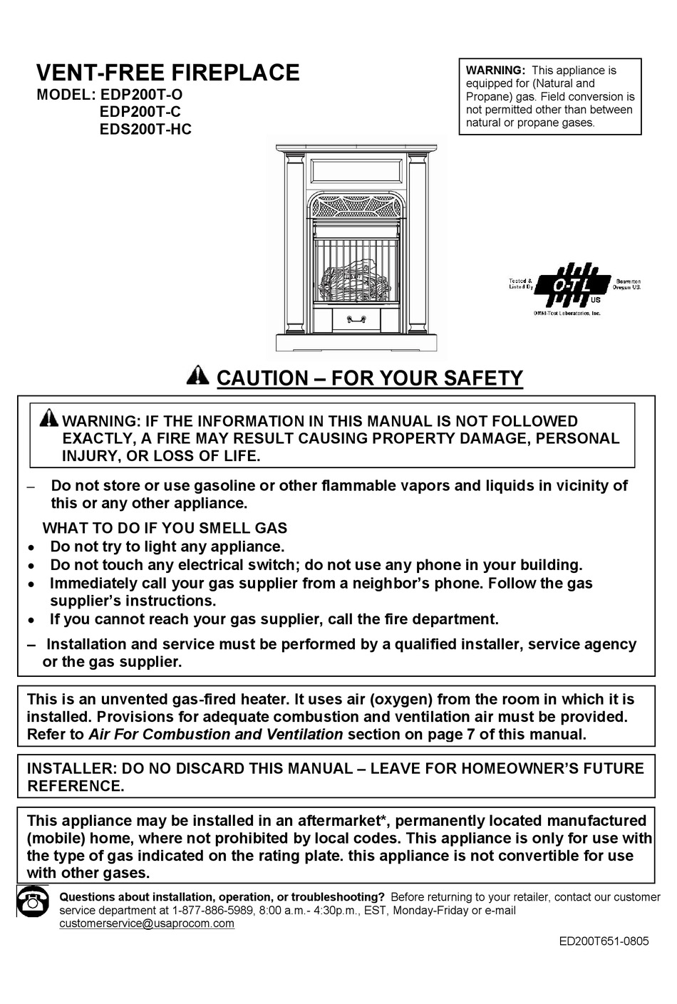 EDS200THC MANUAL Pdf Download ManualsLib