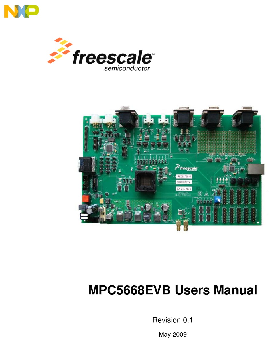 NXP SEMICONDUCTORS FREESCALE MPC5668EVB USER MANUAL Pdf Download
