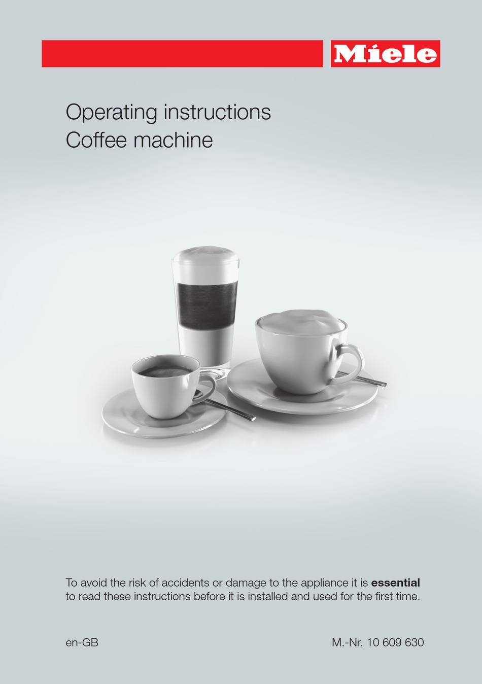 MIELE CM6150 OPERATING INSTRUCTIONS MANUAL Pdf Download ManualsLib