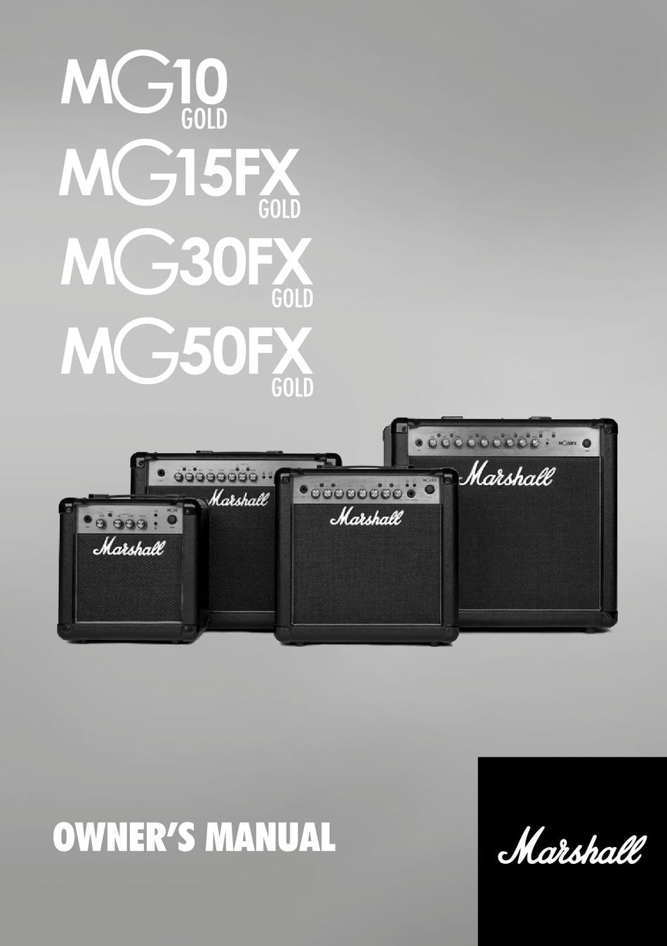 MARSHALL AMPLIFICATION MG50 GFX OWNER'S MANUAL Pdf Download | ManualsLib