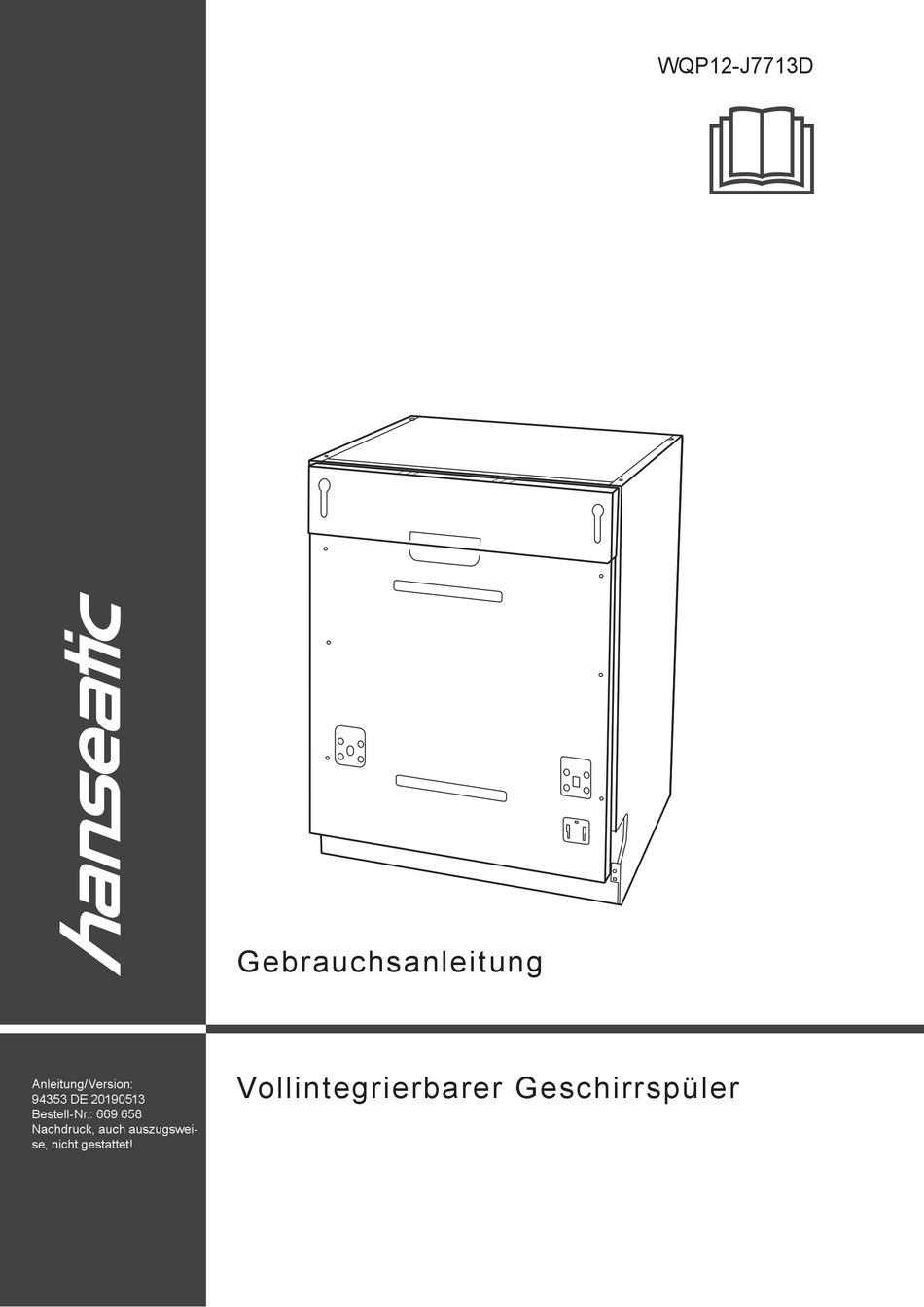 HANSEATIC WQP12-J7713D USER MANUAL Pdf Download | ManualsLib