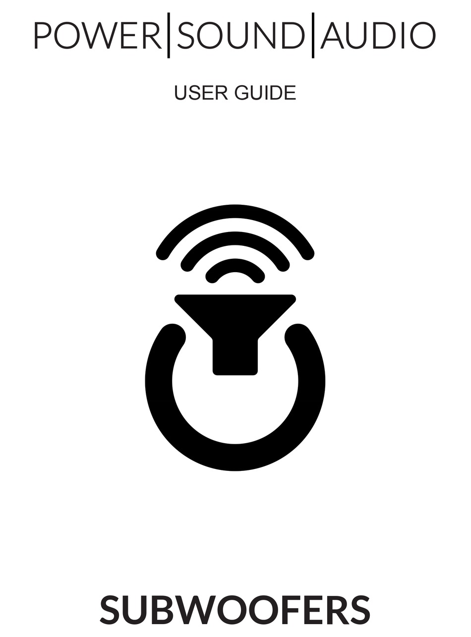 POWER SOUND AUDIO S1510 USER MANUAL Pdf Download ManualsLib