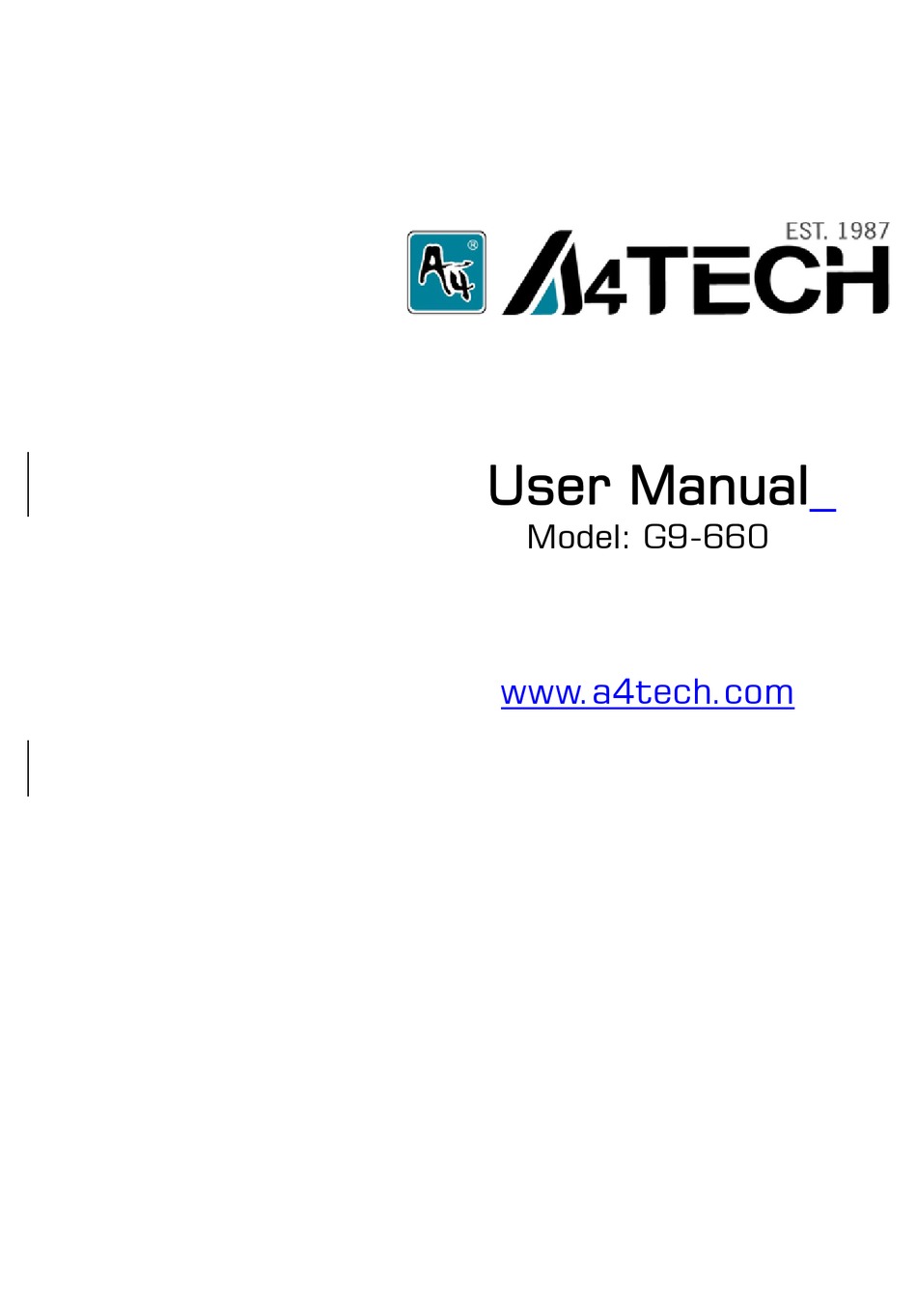 A4TECH G9-660 USER MANUAL Pdf Download | ManualsLib