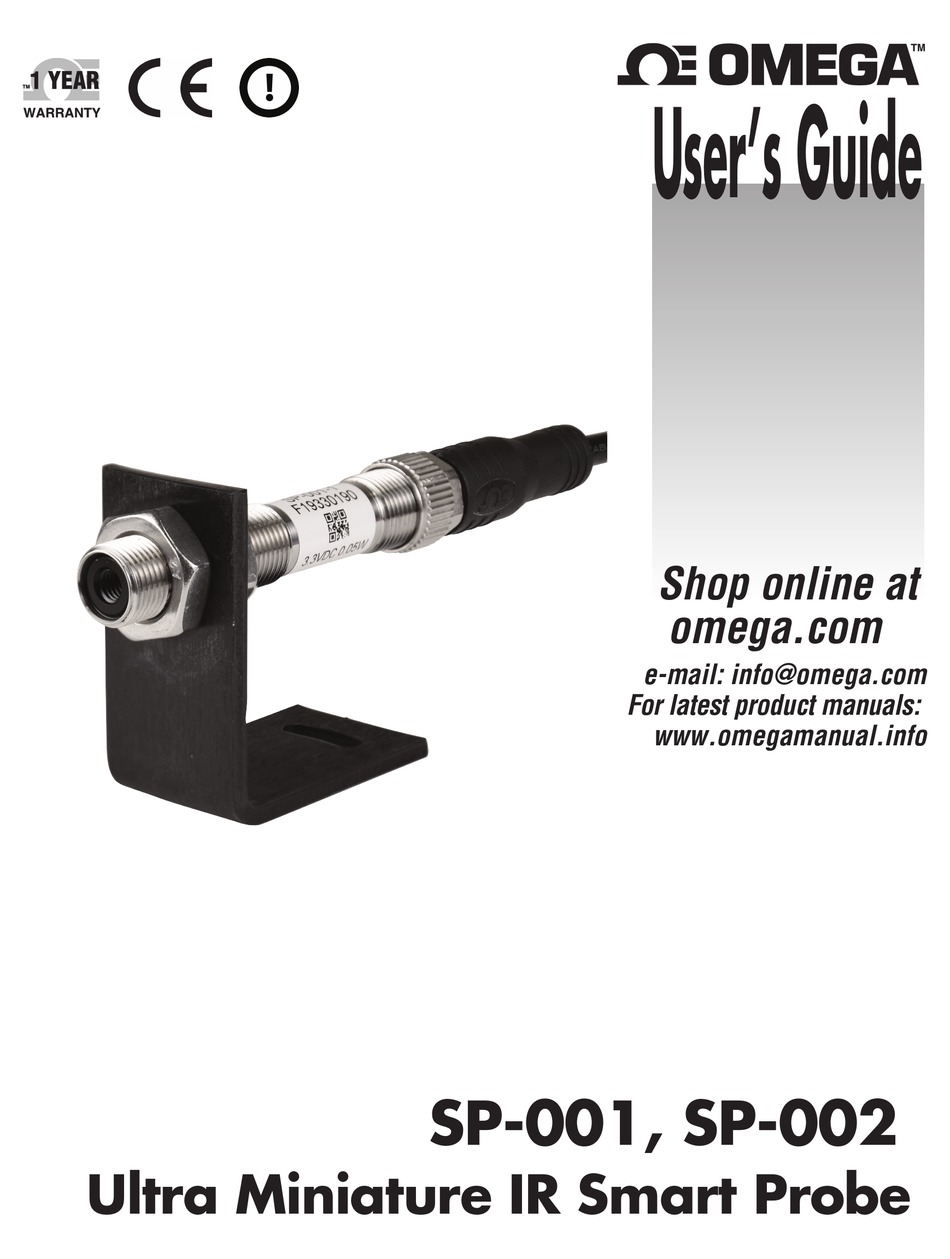 OMEGA ENGINEERING SP001 USER MANUAL Pdf Download ManualsLib