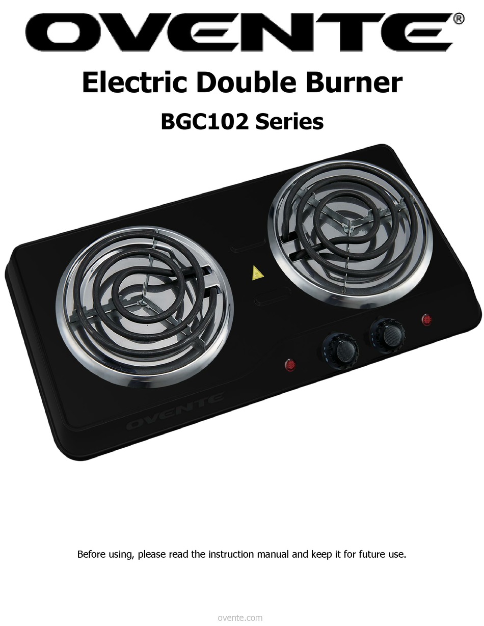 OVENTE BGC102B MANUAL Pdf Download ManualsLib