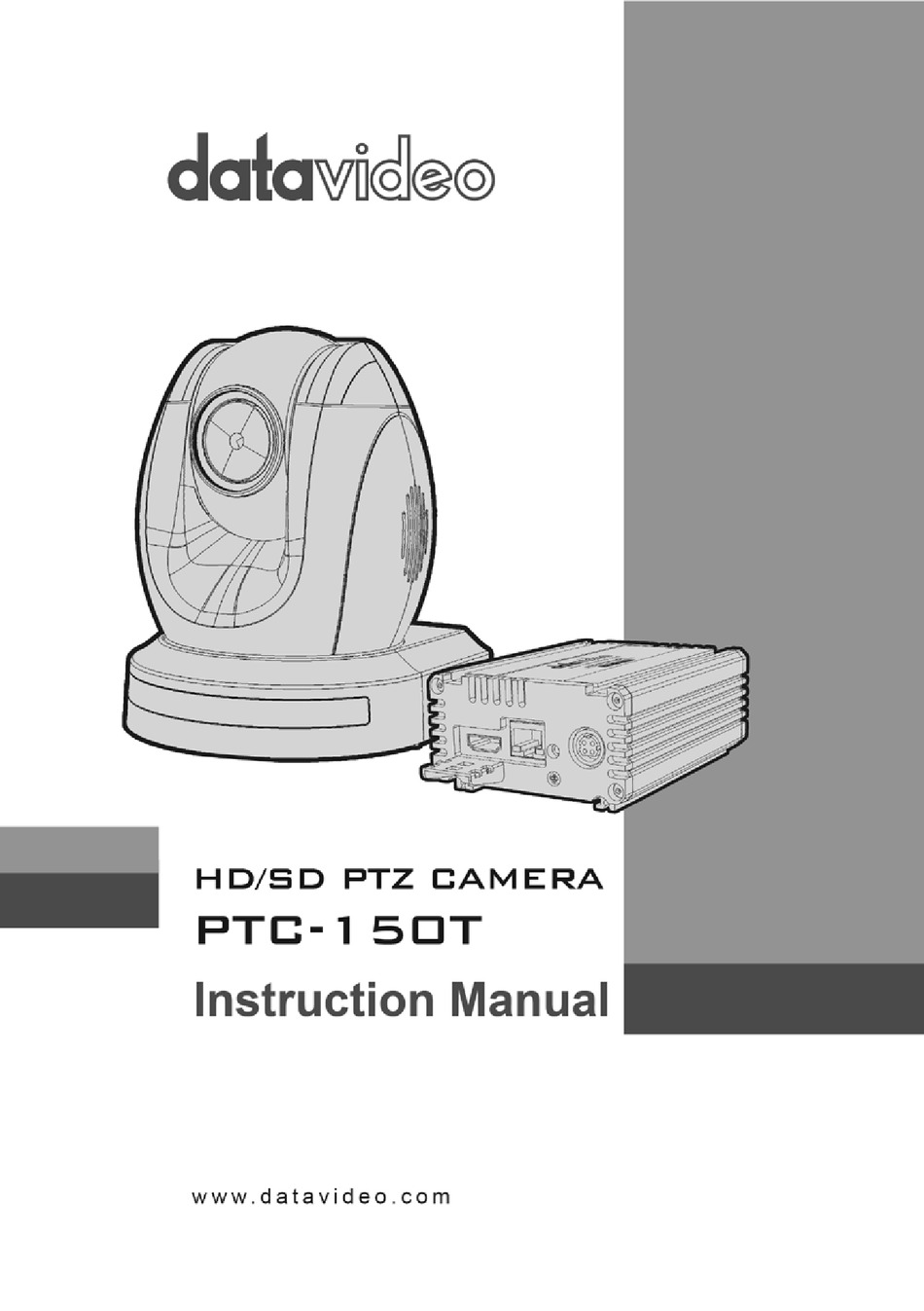 DATA VIDEO PTC-150TW INSTRUCTION MANUAL Pdf Download | ManualsLib