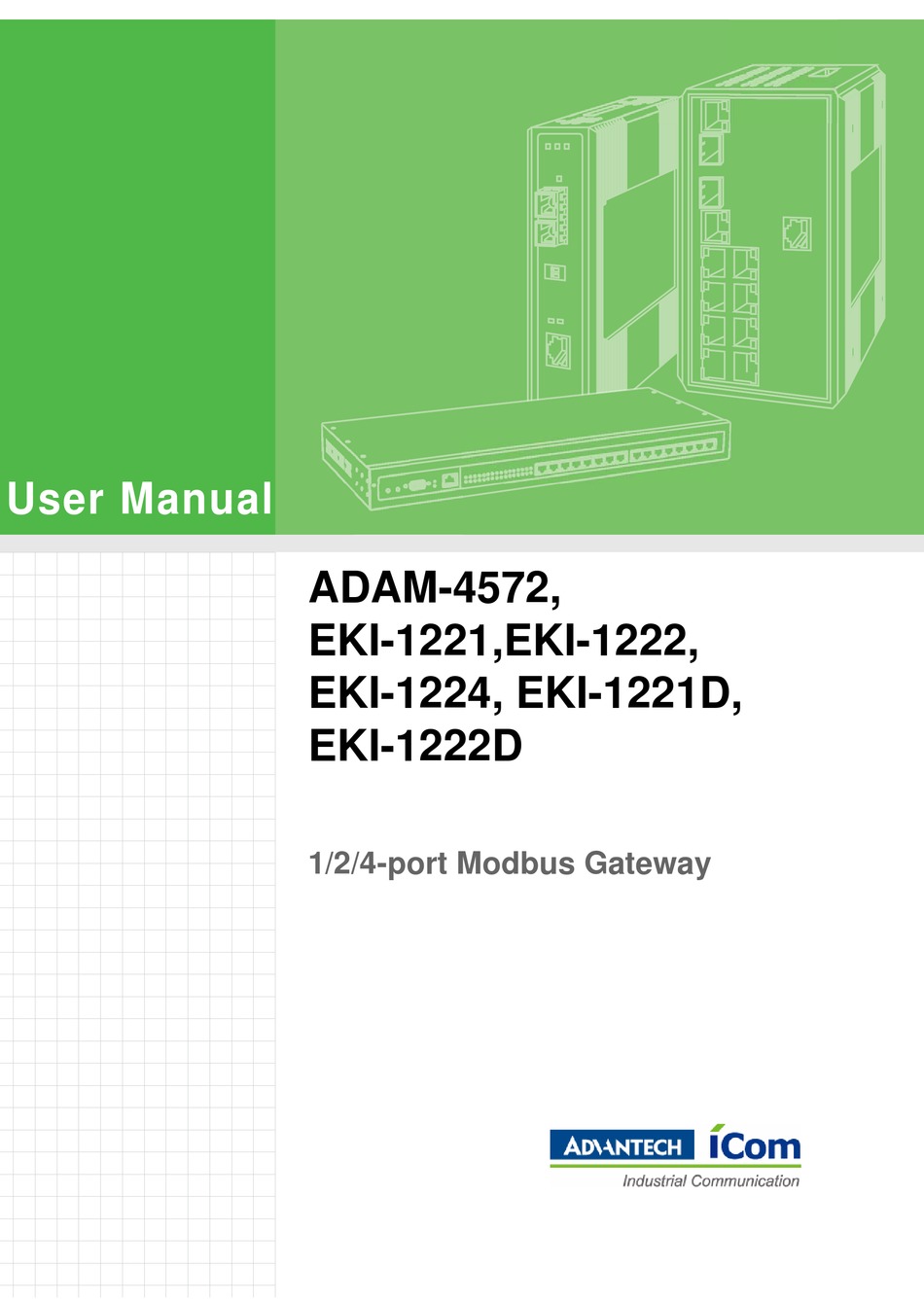 ADVANTECH EKI-1221D USER MANUAL Pdf Download | ManualsLib