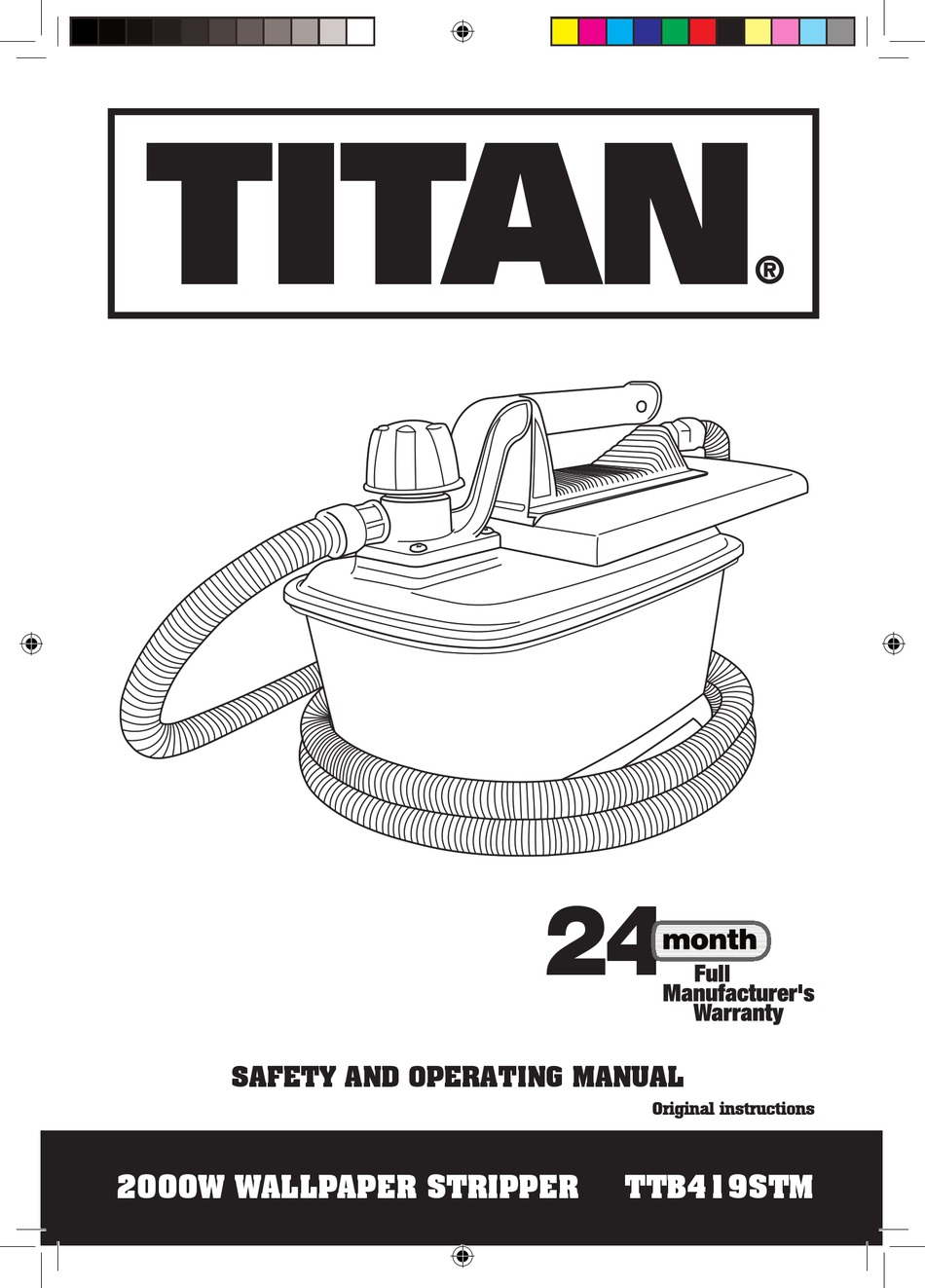 DIRECT POWER TTB419STM SAFETY AND OPERATING MANUAL Pdf Download