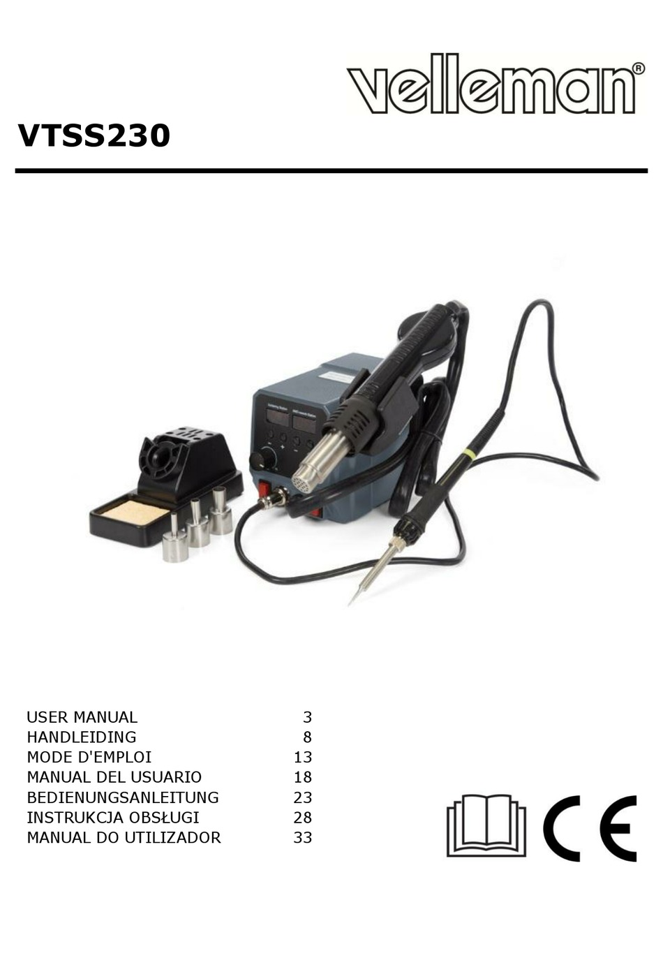 VELLEMAN VTSS230 USER MANUAL Pdf Download ManualsLib