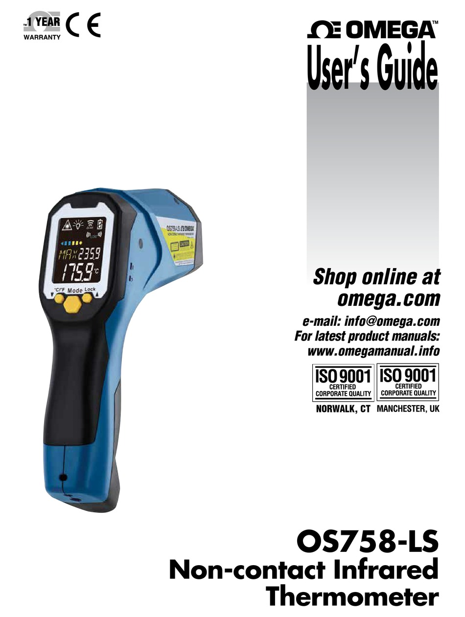 OMEGA OS758LS USER MANUAL Pdf Download ManualsLib
