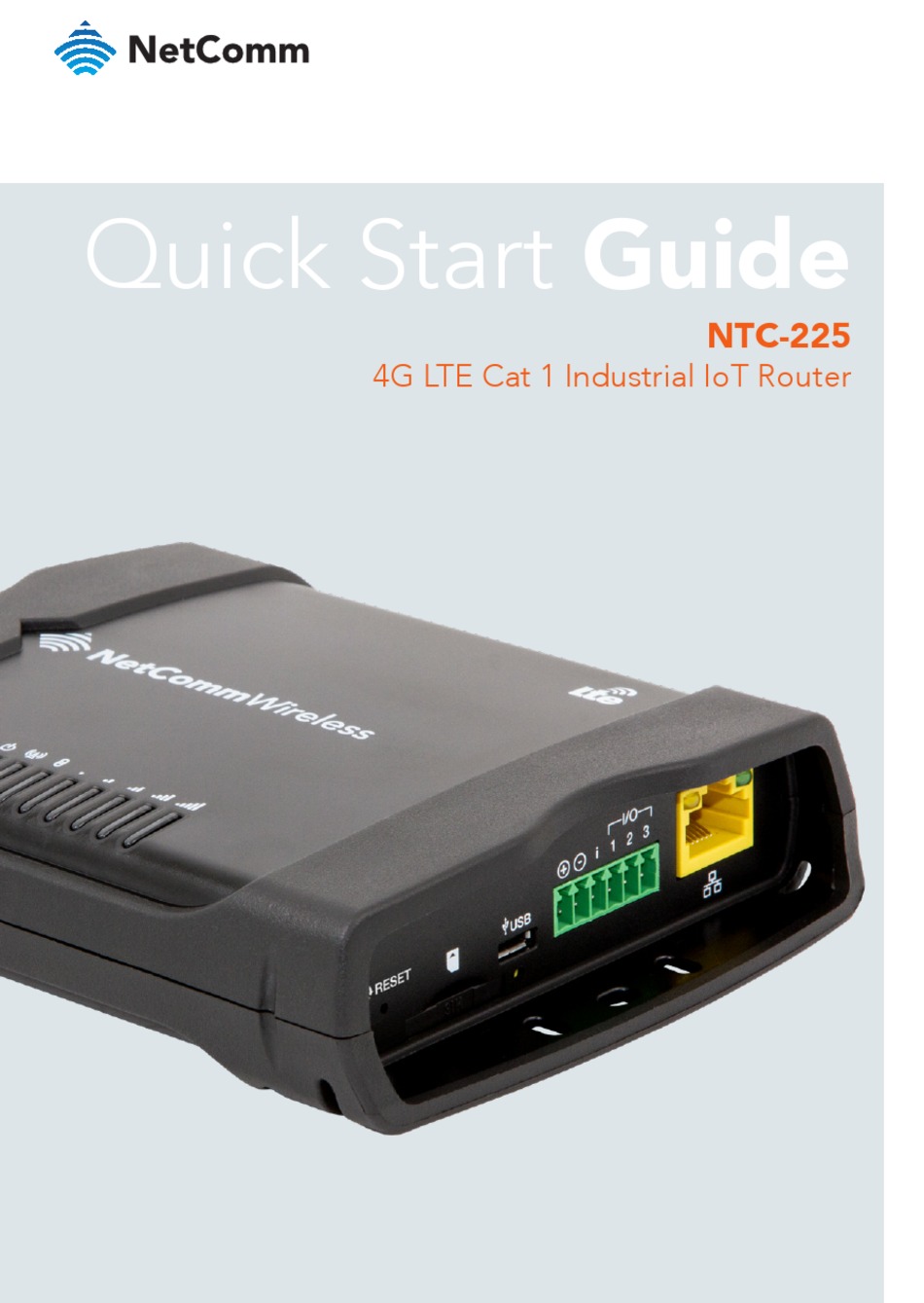 NETCOMMWIRELESS NTC-225 QUICK START MANUAL Pdf Download | ManualsLib