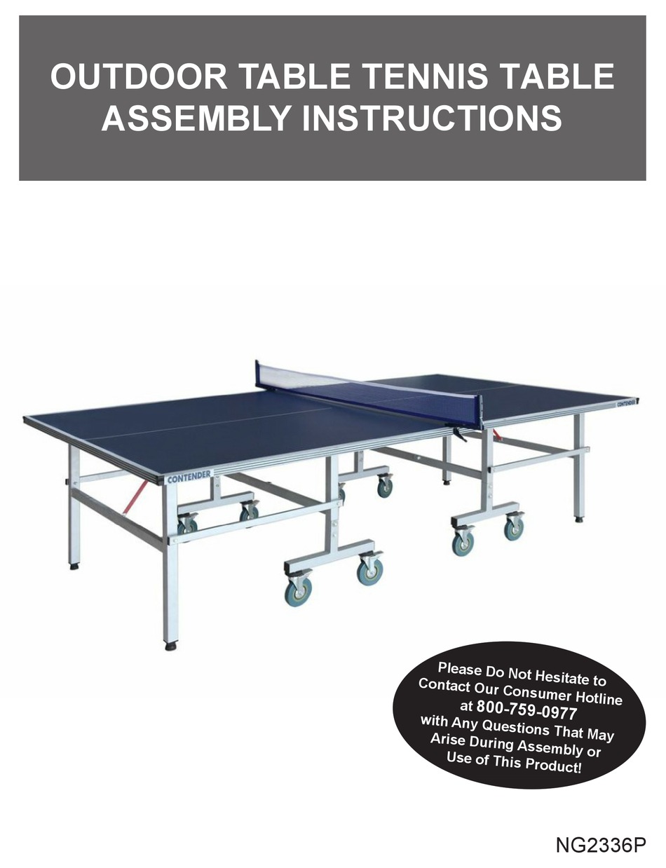 HATHAWAY OUTDOOR NG2336P ASSEMBLY INSTRUCTIONS MANUAL Pdf Download