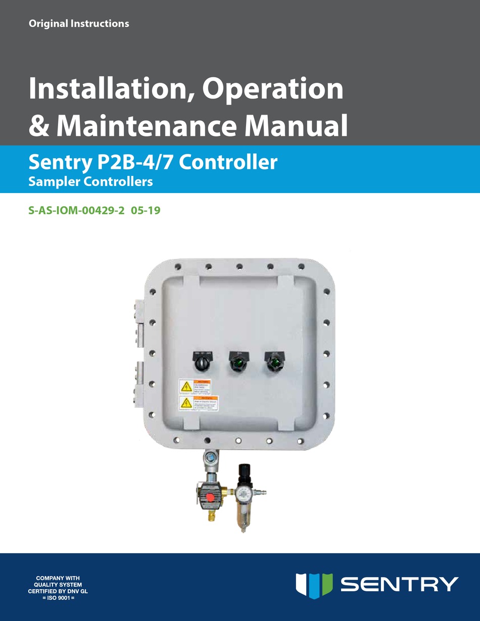 Sentry P B Installation Operation Maintenance Manual Pdf Download Manualslib