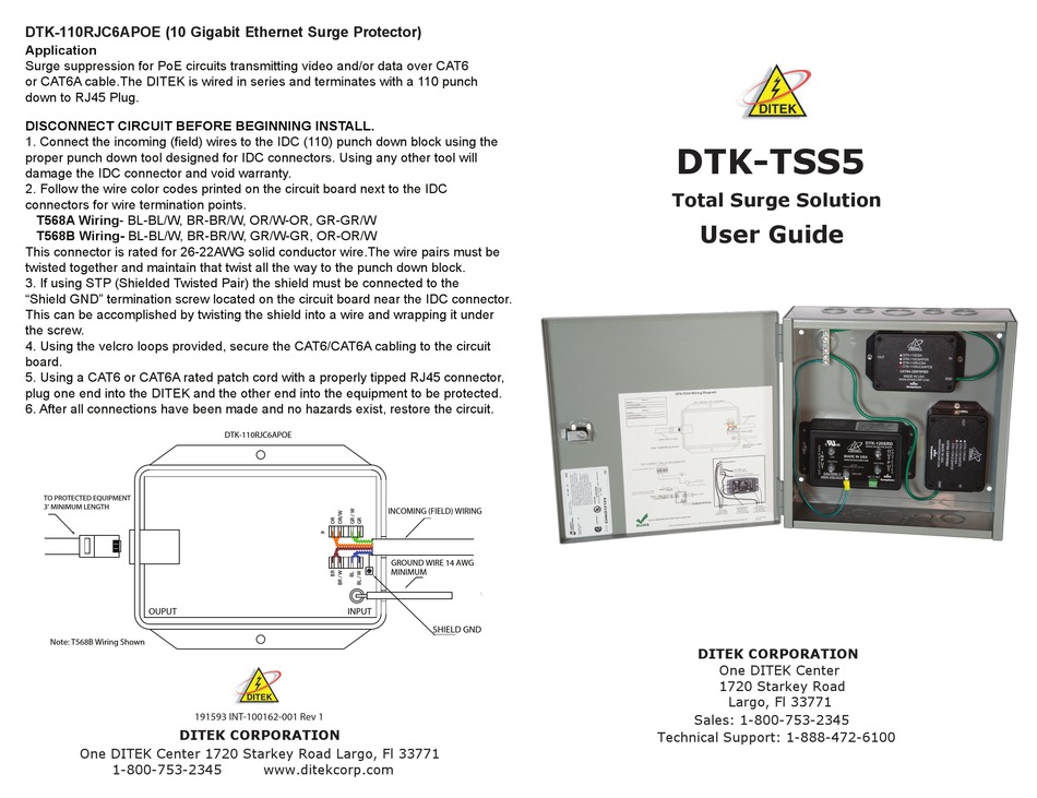 DITEK DTKTSS5 USER MANUAL Pdf Download ManualsLib