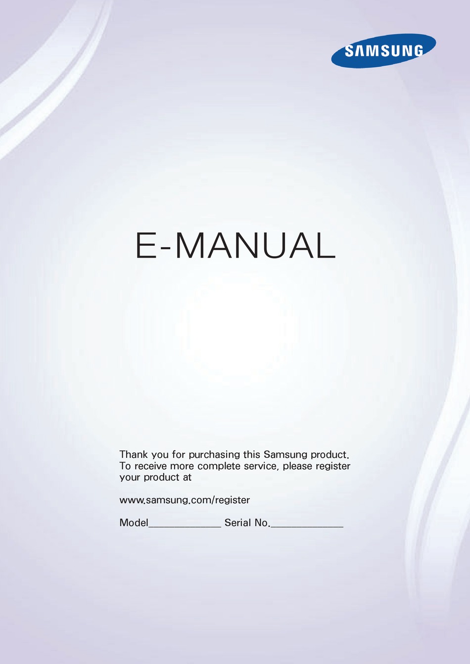 SAMSUNG SEK-2500U/ZA E-MANUAL Pdf Download | ManualsLib