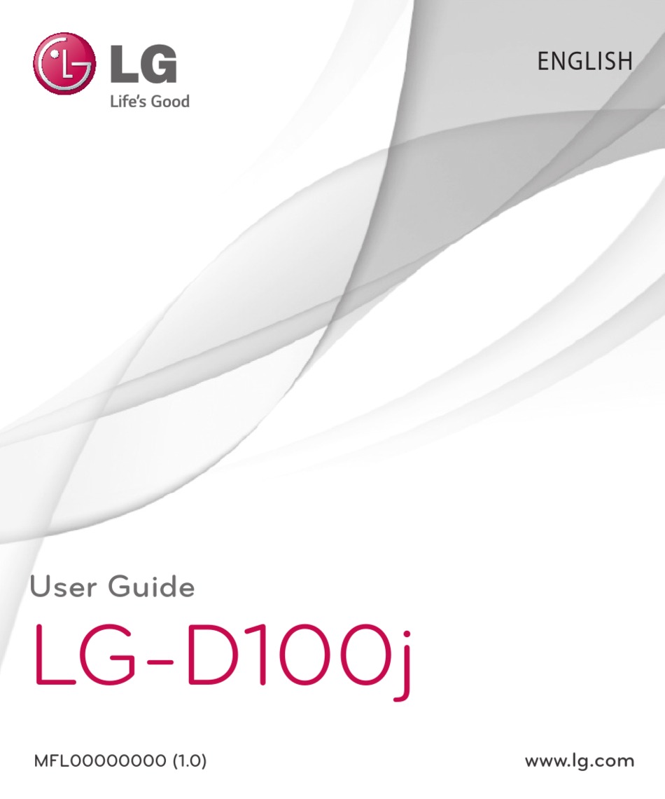 LG D100J USER MANUAL Pdf Download ManualsLib