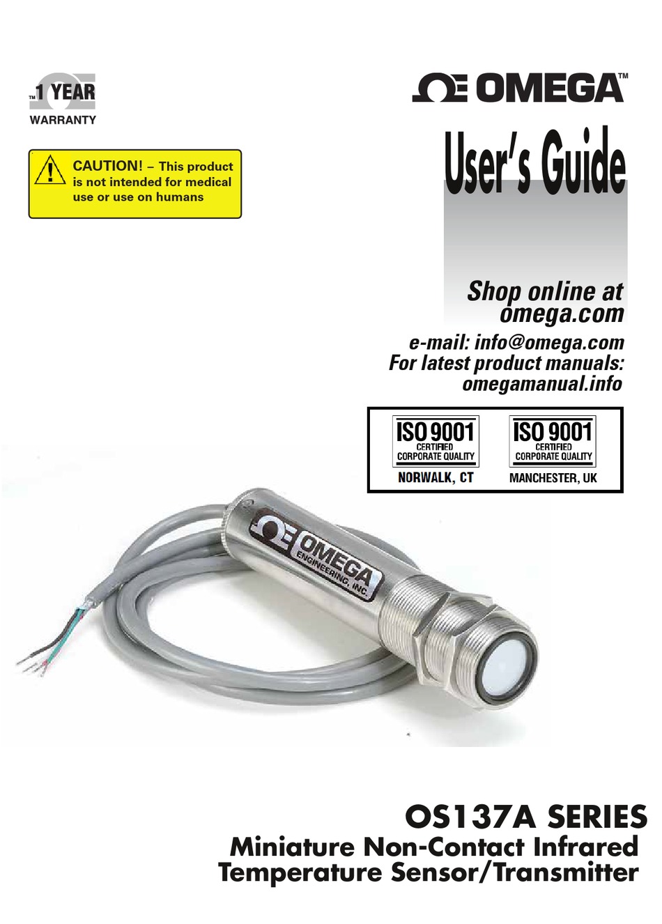 OMEGA OS137A SERIES USER MANUAL Pdf Download ManualsLib
