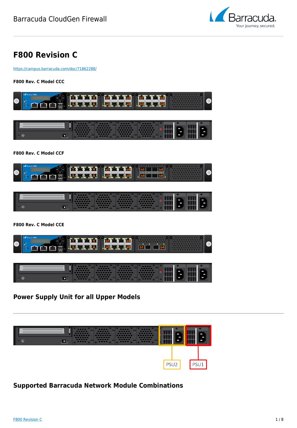 BARRACUDA F800 CCC MANUAL Pdf Download ManualsLib