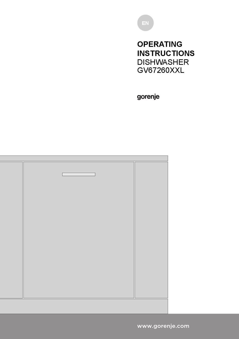 GORENJE GV67260XXL OPERATING INSTRUCTIONS MANUAL Pdf Download | ManualsLib