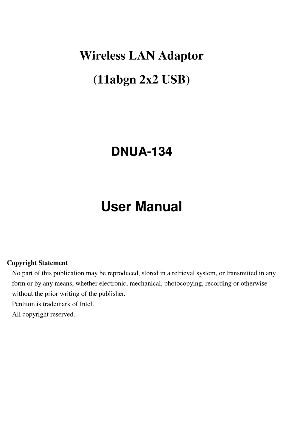 WISTRON NEWEB DNUA-134 USER MANUAL Pdf Download | ManualsLib
