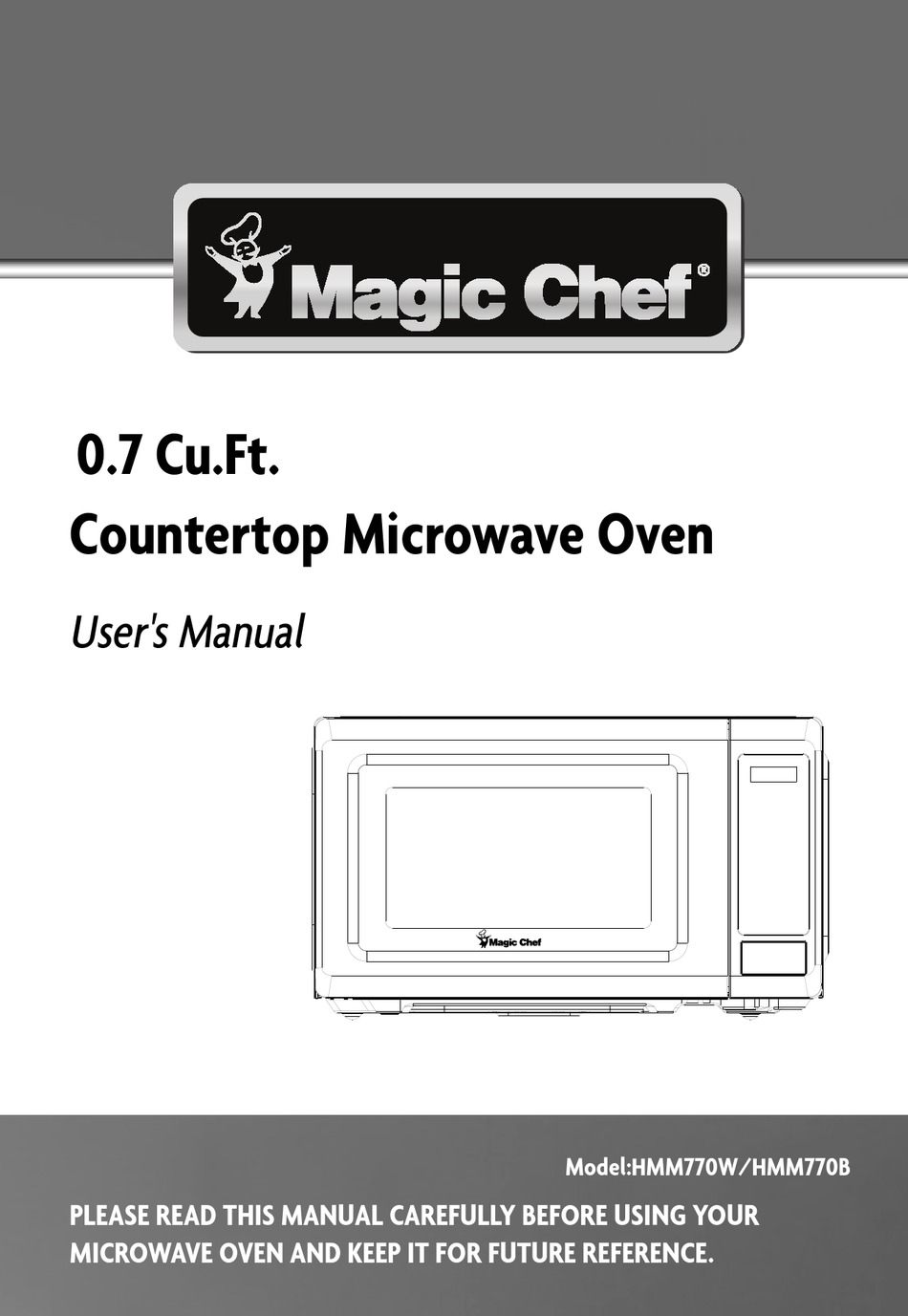MAGIC CHEF HMM770W USER MANUAL Pdf Download ManualsLib