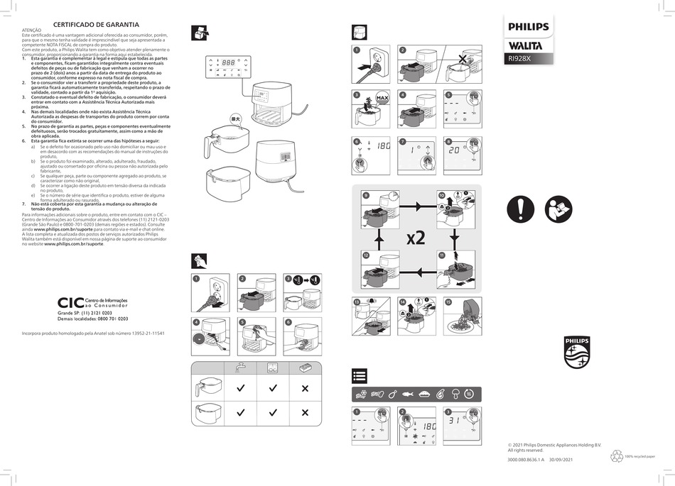 PHILIPS WALITA RI928 SERIES QUICK START MANUAL Pdf Download ManualsLib