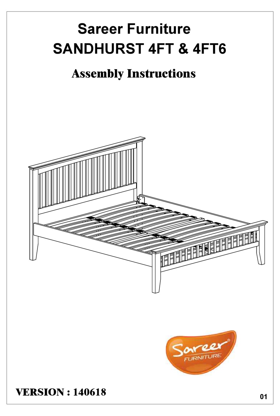 SAREER SANDHURST 4FT ASSEMBLY INSTRUCTIONS MANUAL Pdf Download ManualsLib