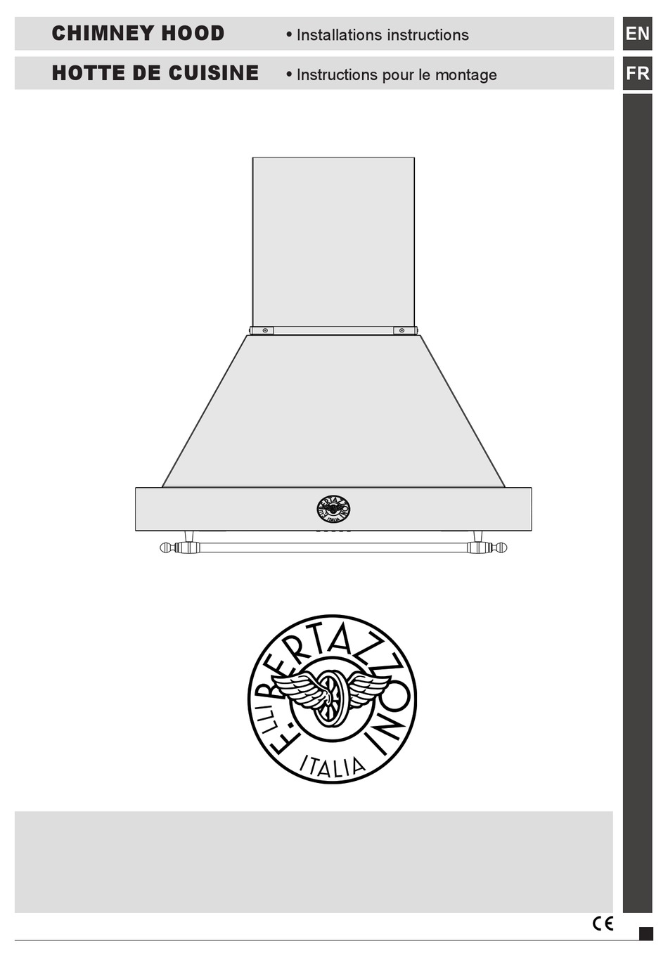 BERTAZZONI K48HERTX INSTALLATION INSTRUCTIONS MANUAL Pdf Download
