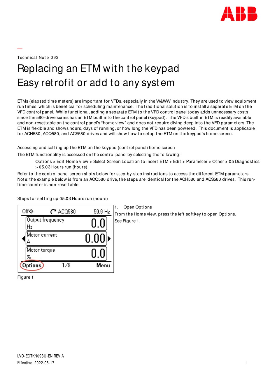 ABB ACQ580 MANUAL Pdf Download | ManualsLib