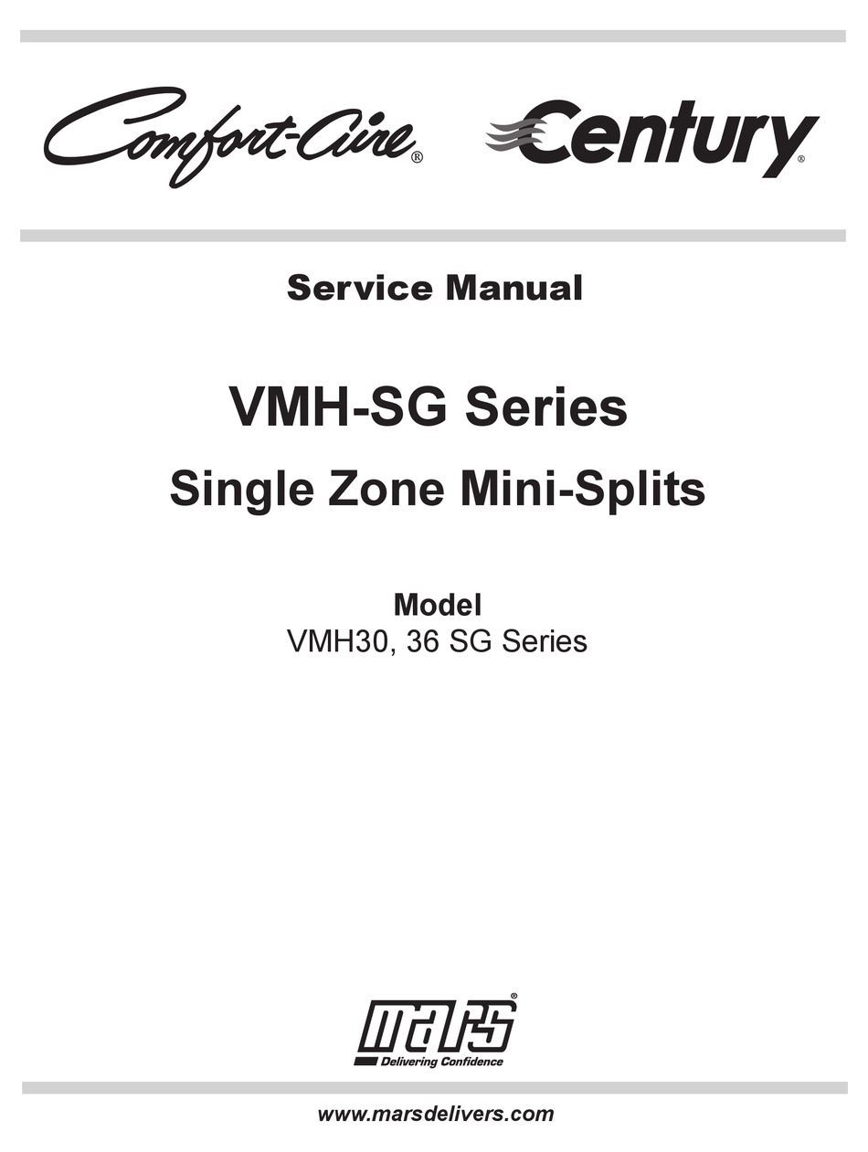 CENTURY COMFORT-AIRE VMH-SG SERIES SERVICE MANUAL Pdf Download | ManualsLib