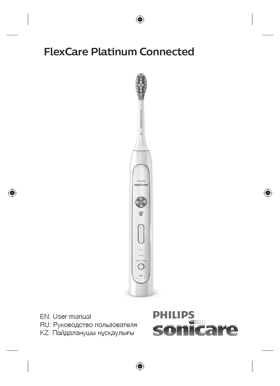 PHILIPS SONICARE FLEXCARE PLATINUM CONNECTED HX9192/01 USER MANUAL Pdf