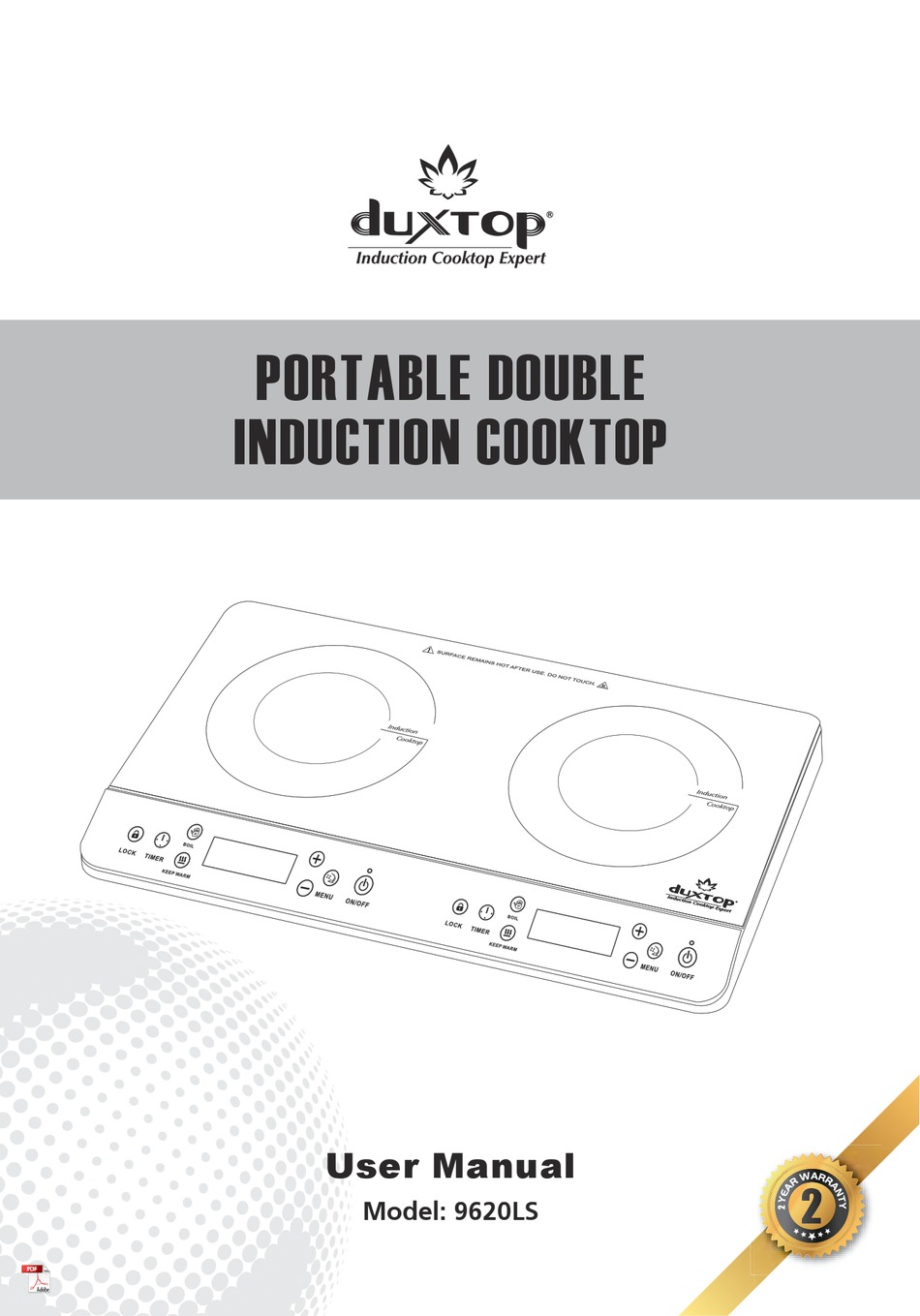 DUXTOP 9620LS USER MANUAL Pdf Download ManualsLib