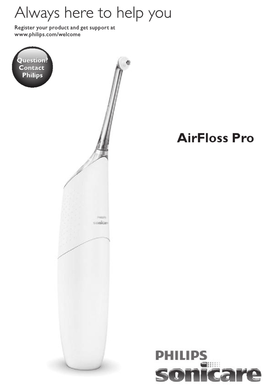PHILIPS SONICARE AIRFLOSS PRO HX8331 MANUAL Pdf Download ManualsLib