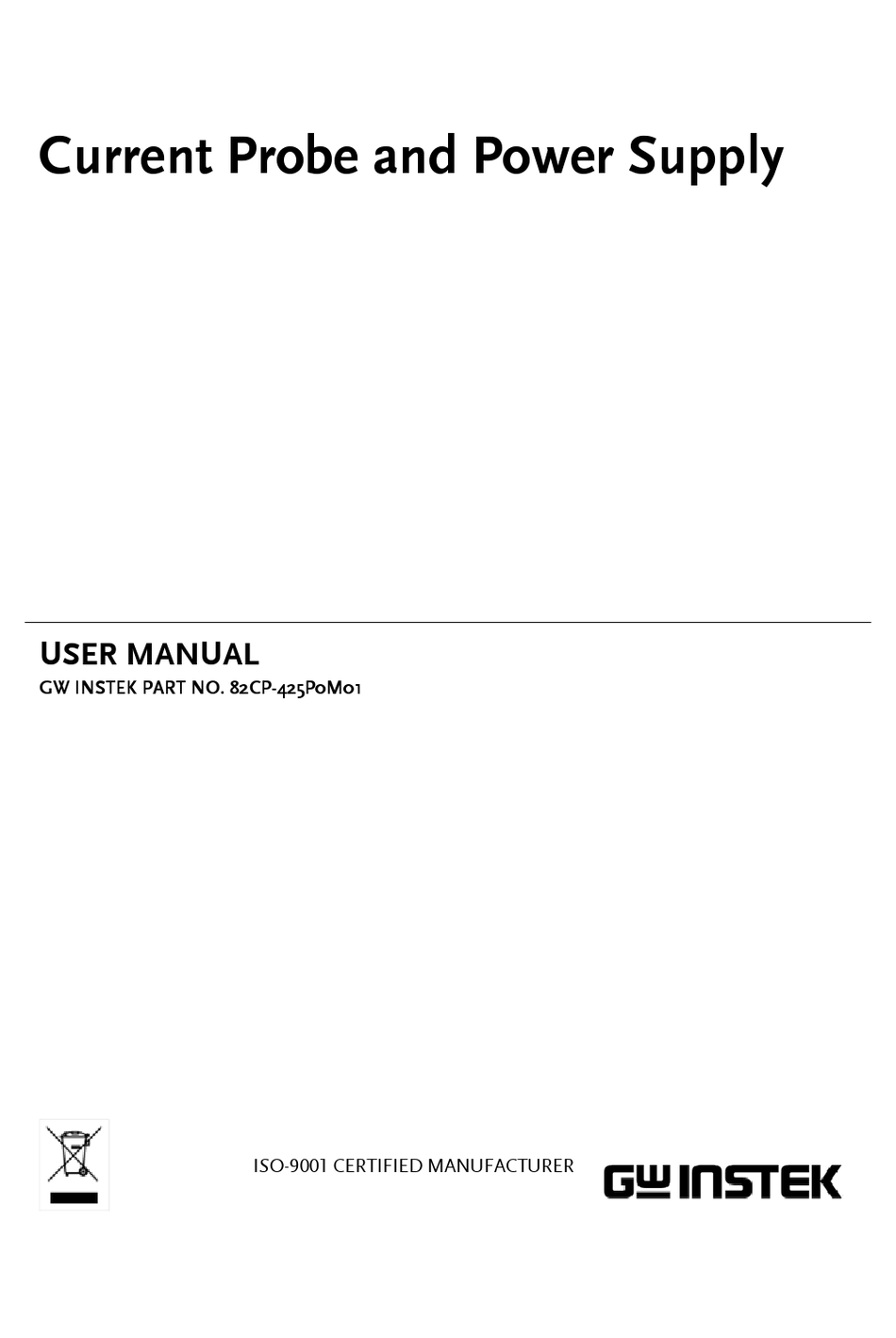 GW INSTEK GCP-206P USER MANUAL Pdf Download | ManualsLib