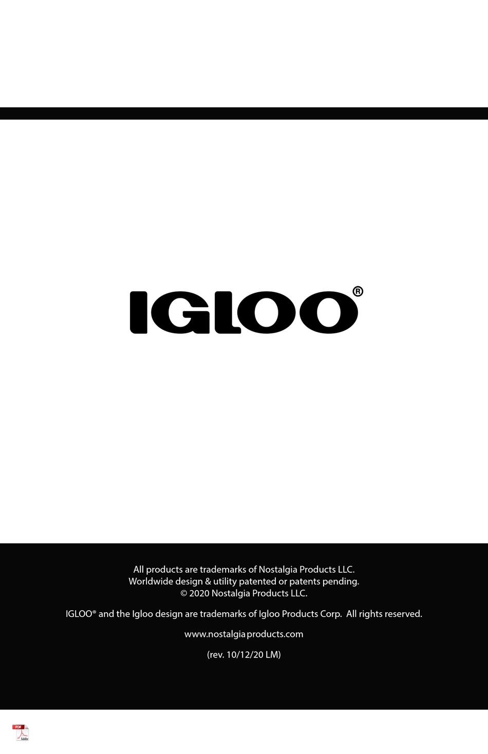 IGLOO IRF32BK INSTRUCTION MANUAL Pdf Download ManualsLib